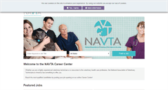 Desktop Screenshot of careers.navta.net